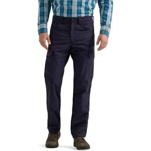 Wrangler Riggs FR Ranger 32x32 Men's Flame Resistant Cargo Work Pants Navy